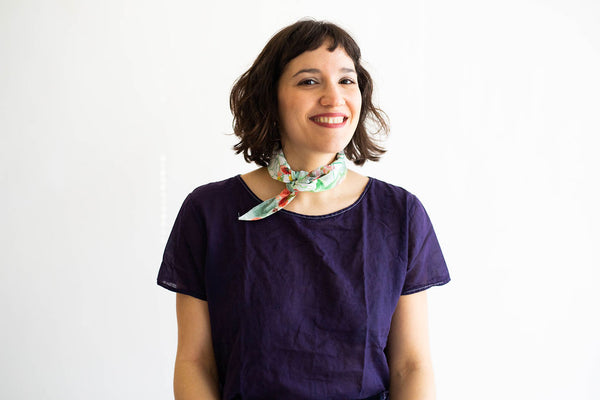 Secret Garden Bandana in Mint