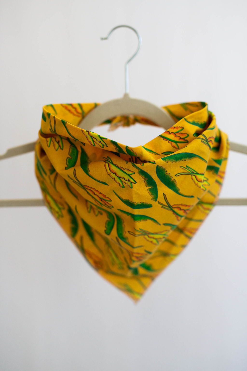 Banana Leaf Bandana in Goldenrod