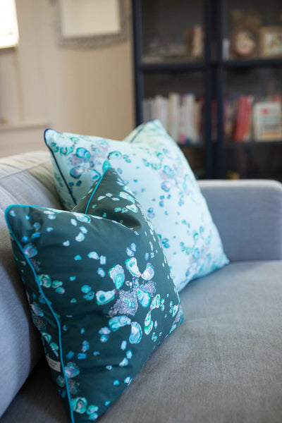 Oyster Pillow in Deep Teal