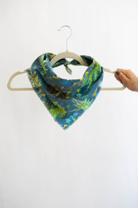 French Quarter Ferns Bandana in Blue