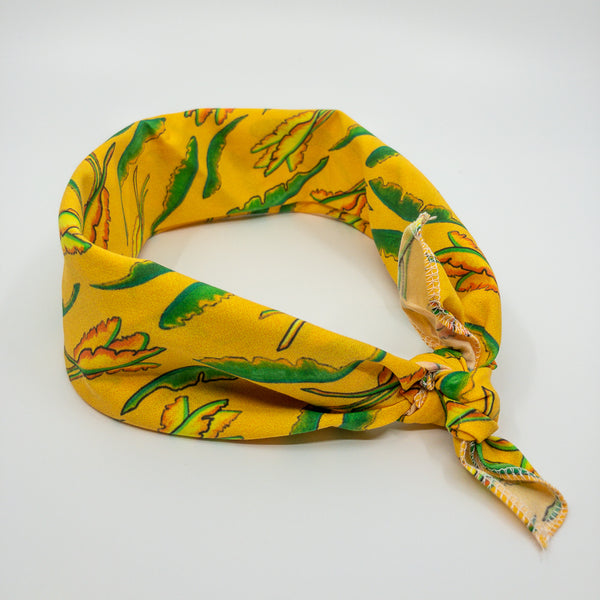 Banana Leaf Bandana in Goldenrod