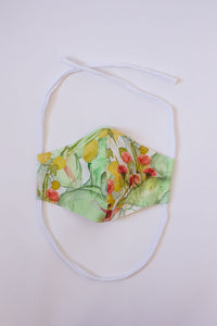 Secret Garden Cotton Face Mask in Mint